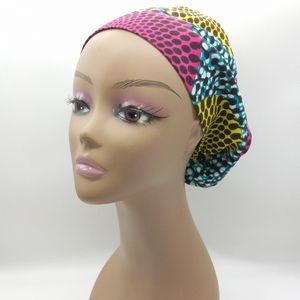 Adjustable Satin Lined European Style Scrub Cap.Ankara Scrub Cap. Surgical Cap.